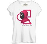 Squid Game - Oyun Beyaz Bayan Tshirt