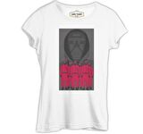 Squid Game - Maske Gri ve Askerler Beyaz Bayan Tshirt