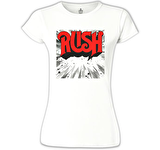 Rush Beyaz Bayan Tshirt