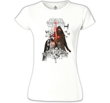 Star Wars - The Force Awakens 11 Beyaz Bayan Tshirt