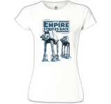 Star Wars - The Empire Strikes Back Beyaz Kadın Tshirt