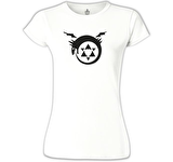 Fullmetal Alchemist Beyaz Bayan Tshirt