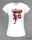 Harley Quinn - Big Bang Beyaz Kadın Tshirt