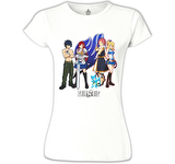 Fairy Tail 2 Beyaz Bayan Tshirt
