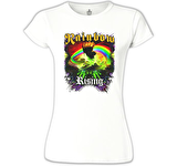 Rainbow - Rising Beyaz Bayan Tshirt