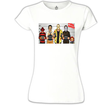 The Usual Suspects - Horror Beyaz Bayan Tshirt