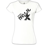Tenis - Nadal Win Beyaz Bayan Tshirt