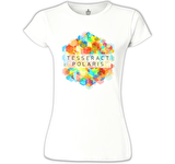 Tesseract - Polaris Beyaz Bayan Tshirt