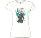 Assassin's Creed - Rogue Beyaz Bayan Tshirt