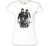 Teen Wolf - Lose Your Mind Beyaz Bayan Tshirt
