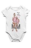 Mama of Drama Anneler Günü  Beyaz Bebek Body