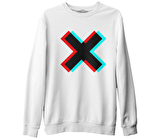 X by Colors Beyaz Erkek Kalın Sweatshirt