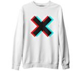 X by Colors Beyaz Erkek Kalın Sweatshirt