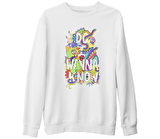 Arctic Monkeys - Do I Wanna Know Beyaz Kalın Sweatshirt