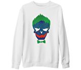 Suicide Squad - Joker Beyaz Kalın Sweatshirt