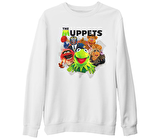The Muppets Beyaz Kalın Sweatshirt