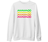 Mamamoo - Logo Moosical Beyaz Kalın Sweatshirt