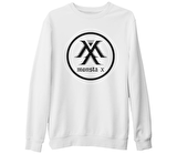 Monsta X - Logo Beyaz Kalın Sweatshirt