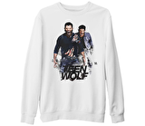 Teen Wolf - Lose Your Mind Beyaz Kalın Sweatshirt