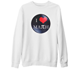 Matematik - Pi 17 Beyaz Kalın Sweatshirt
