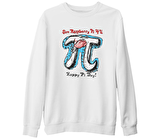 Matematik - Pi 22 Beyaz Kalın Sweatshirt