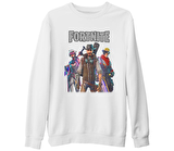 Fortnite - Weapons Beyaz Kalın Sweatshirt