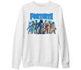 Fortnite - From Darkness Beyaz Kalın Sweatshirt