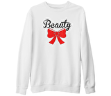 Beauty and the Beast - Beauty Beyaz Kalın Sweatshirt