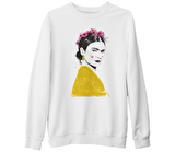 Frida - Shade Beyaz Kalın Sweatshirt