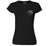 Star Wars - Baby Yoda Siyah Bayan Tshirt