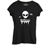 Alien - Believe in Planets Siyah Bayan Tshirt