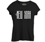 New York City - Freedom Siyah Kadın Tshirt