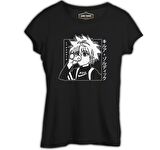Hunter X Hunter - Killua Zoldyck Siyah Bayan Tshirt