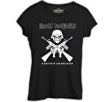 Iron Maiden - A Matter of Life and Death Siyah Bayan Tshirt