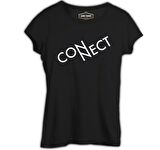 Connect with N Siyah Bayan Tshirt