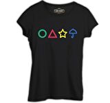 Squid Game -Candy Colours Siyah Bayan Tshirt