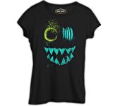 Maske - Monster Siyah Bayan Tshirt