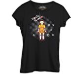 Squid Game - Robot Bebek Mermi Siyah Bayan Tshirt