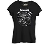 Metallica - Yılan Siyah Bayan Tshirt
