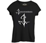 Imsomnium - I Logo Siyah Bayan Tshirt