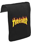 Thrasher Unisex Siyah Tak-Çıkar Postacı Çanta Kapağı CK-1000