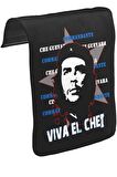 Che Guevara - Viva Unisex Siyah Tak-Çıkar Postacı Çanta Kapağı CK-101