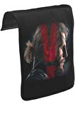 Metal Gear Solid V - The Phantom Pain Unisex Siyah Tak-Çıkar Postacı Çanta Kapağı CK-1012