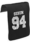 EXO - Sehun 94 Unisex Siyah Tak-Çıkar Postacı Çanta Kapağı CK-1020