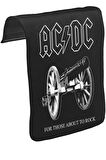 AC DC - For Those About To Rock Cover Unisex Siyah Tak-Çıkar Postacı Çanta Kapağı CK-1044