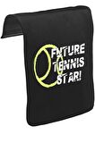 Tenis Star Future  Unisex Siyah Tak-Çıkar Postacı Çanta Kapağı CK-1053