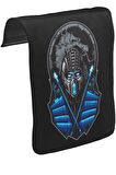 Mortal Combat - Sub Zero Unisex Siyah Tak-Çıkar Postacı Çanta Kapağı CK-1125