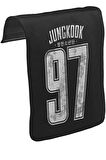 BTS -  Jungkook 97 Unisex Siyah Tak-Çıkar Postacı Çanta Kapağı CK-1127