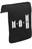 BTS -  Bts + Army Unisex Siyah Tak-Çıkar Postacı Çanta Kapağı CK-1131
