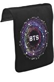 BTS -  4th Unisex Siyah Tak-Çıkar Postacı Çanta Kapağı CK-1135